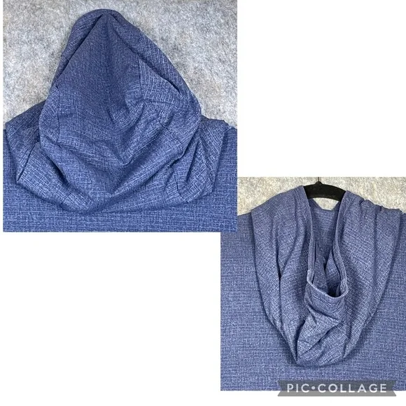 Lululemon Men’s Blue Pullover Lightweight Long Sleeve Hooded Top - Picture 10 of 14